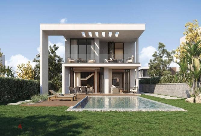 Finished townhouse villa for sale in Hills Of One New Zayed 200m with 8 installments  تاون هاوس فيلا للبيع  في الشيخ زايد هيلز اوف وان 12
