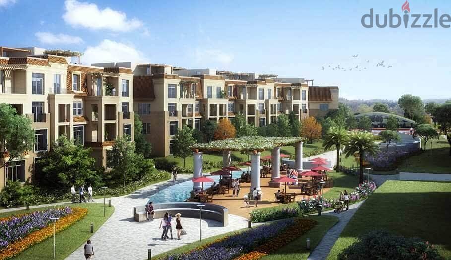 In installments over 96 months, you can own your unit with a garden in the most luxurious compound in New Cairo 1