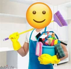 تنظيف بيوت أو سلالم عمارات