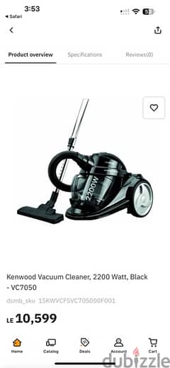 kenwood vaccum cleaner 0