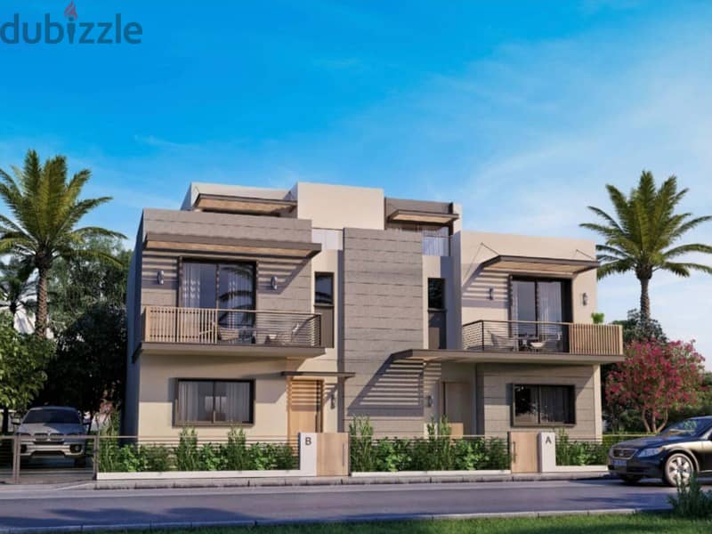 Now you can own your apartment with a 5% down payment in a private garden in New Zayed - Garden Lakes in Hyde Park 4