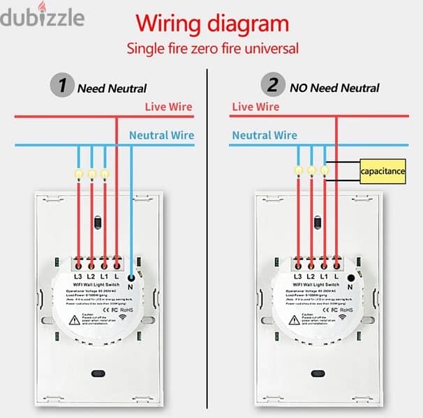 Tuya Wifi Smart Switch 4