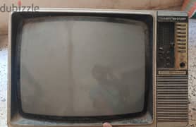 تلفزيون قديم خشب 0
