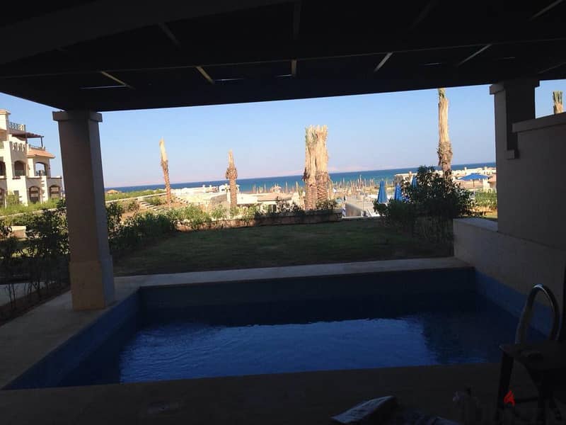 Chalet for sale in Plavista 7, Sokhna, sea view and swimming pool. 10