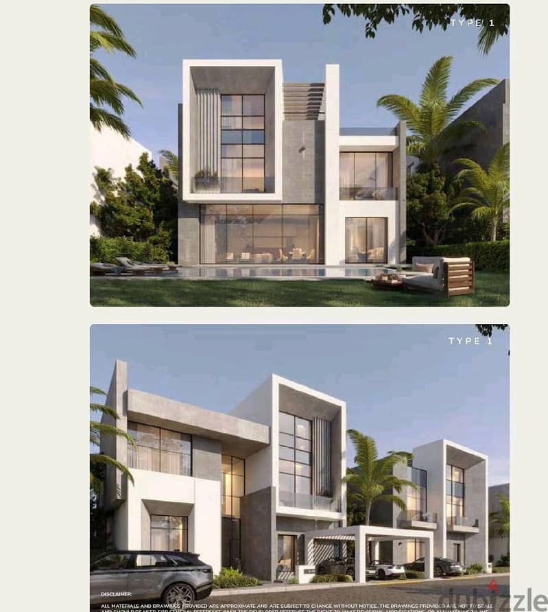 Townhouse for sale directly on the Suez Road, very special location on the landscape of Saada Compound Fifth Settlement 2