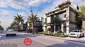 Townhouse for sale directly on the Suez Road, very special location on the landscape of Saada Compound Fifth Settlement 6