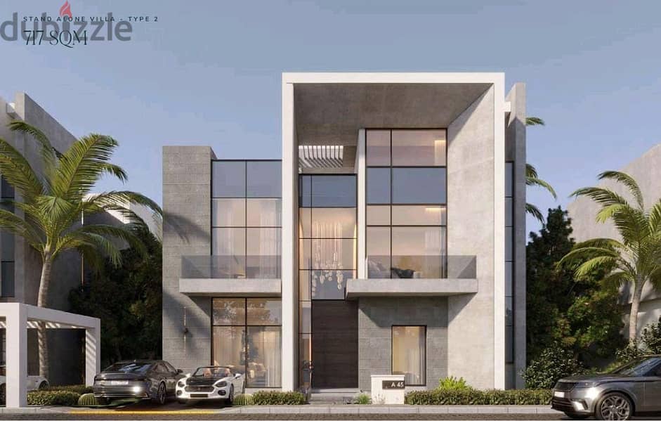 Townhouse for sale directly on the Suez Road, very special location on the landscape of Saada Compound Fifth Settlement 8