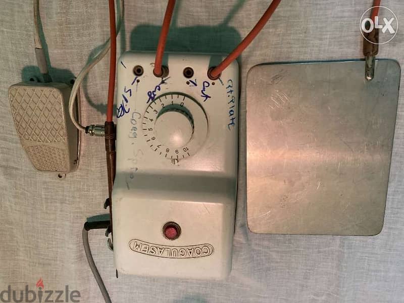 Diathermy Coagulasem made in France جهاز دياثرمي بجميع مشتملاته 0