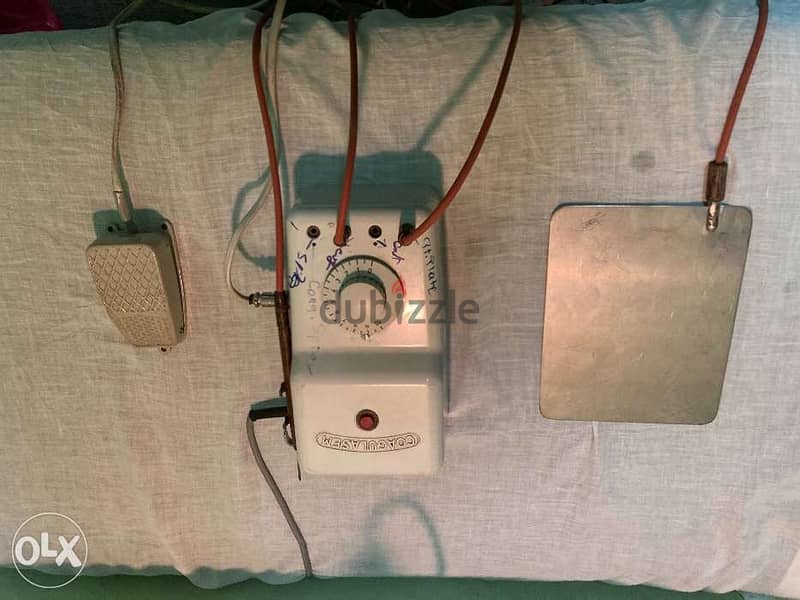 Diathermy Coagulasem made in France جهاز دياثرمي بجميع مشتملاته 1