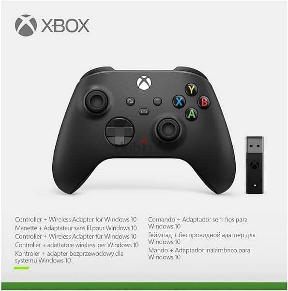 Xbox Wireless Controller Series x for PC + Wireless Adapter 2