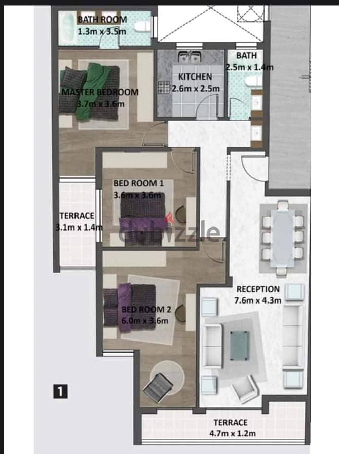 Fifth Square Apartment 160 m Close to Club المراسم 4