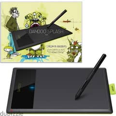 Wacom Bamboo Splash Digital Tablet (Black/Green) 0