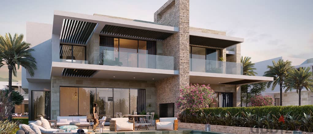 Villa (fully finished + ACs) by ORA by Naguib Sawiris in the North Coast with a 10% down payment 0