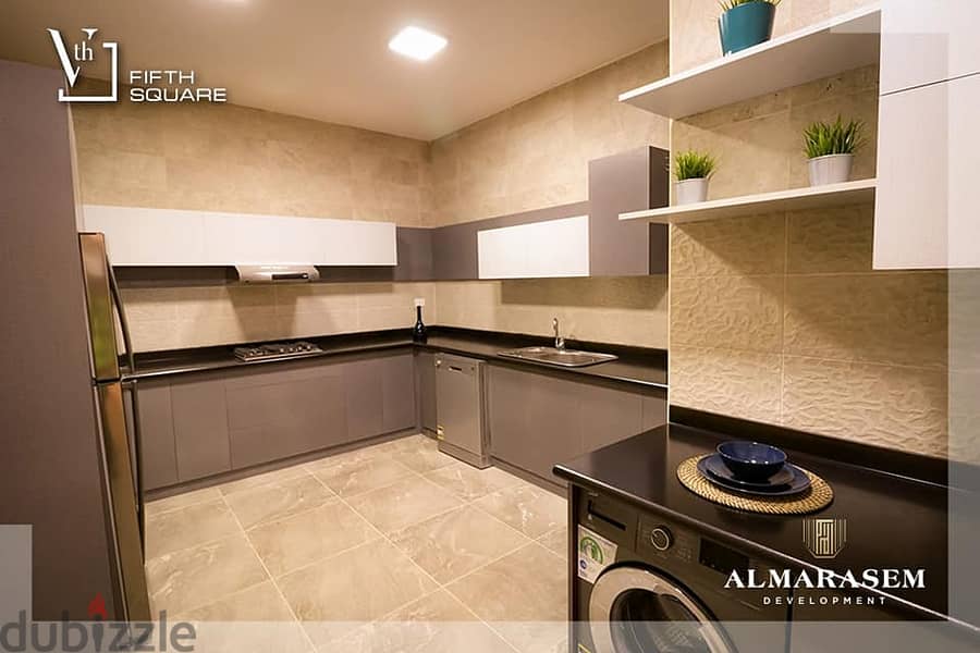 Ultra Modern finished apartment, immediate delivery, for sale in Fifth Square Al Marasem Compound 4