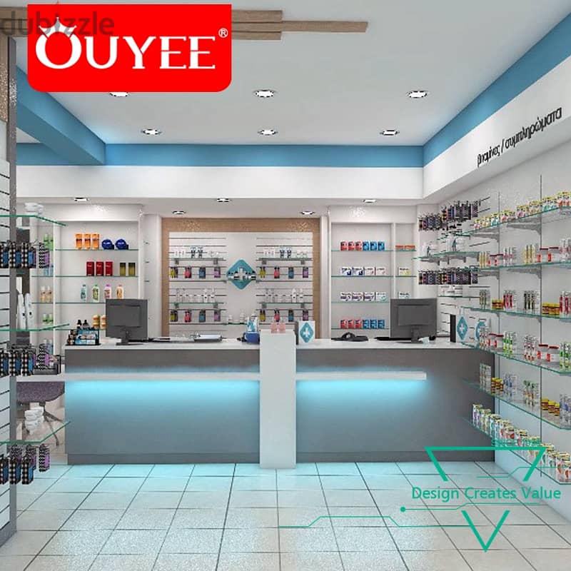 A pharmacy for sale with the lowest down payment and interest-free installments for 7 years, serving the largest population density in Pamez Mall in t 3