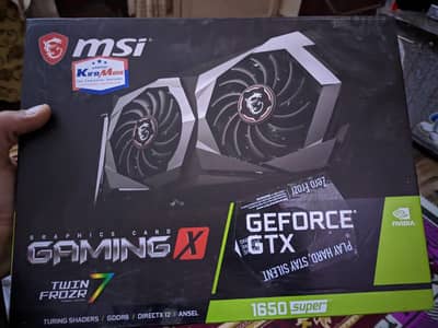 كارت شاشه Gtx 1650 super 4gb gaming