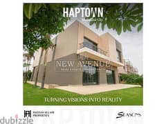 Townhouse + lowest down-payment landscape view in Haptown Hassan Allam