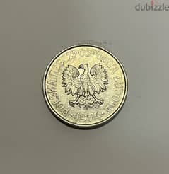 عملة معدنية فضية ( بولاندا  ) 50 cent 1974 0