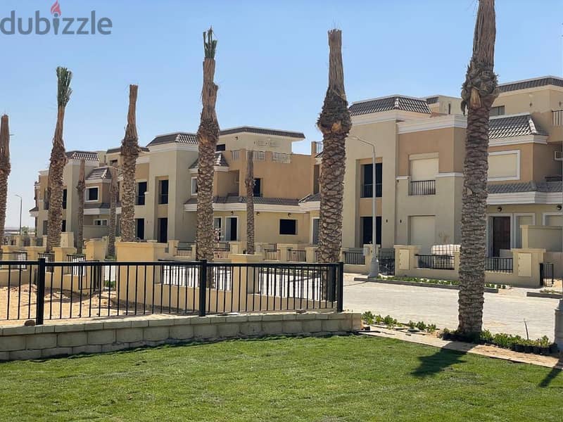 For Sale - compound Sarai very prime apartment 3 bedrooms installments 8 years 5