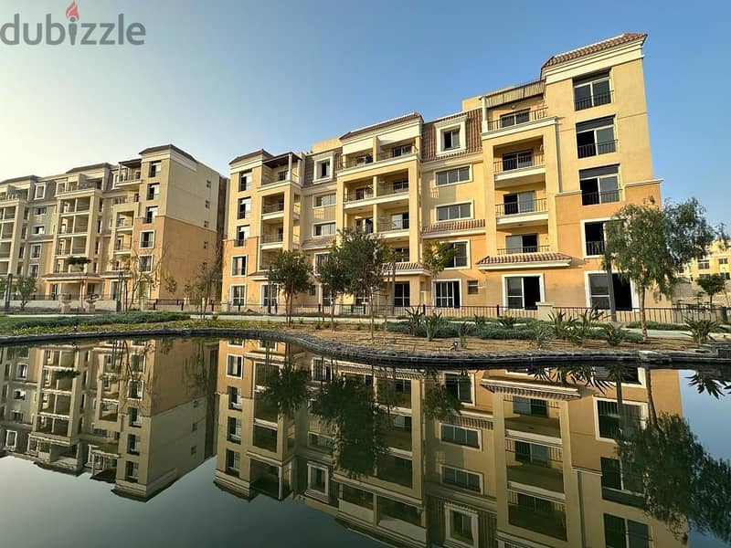 For Sale - compound Sarai very prime apartment 3 bedrooms installments 8 years 9