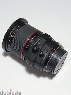 Samyang 24mm f/3.5 Tilt-Shift. Canon mount EOS