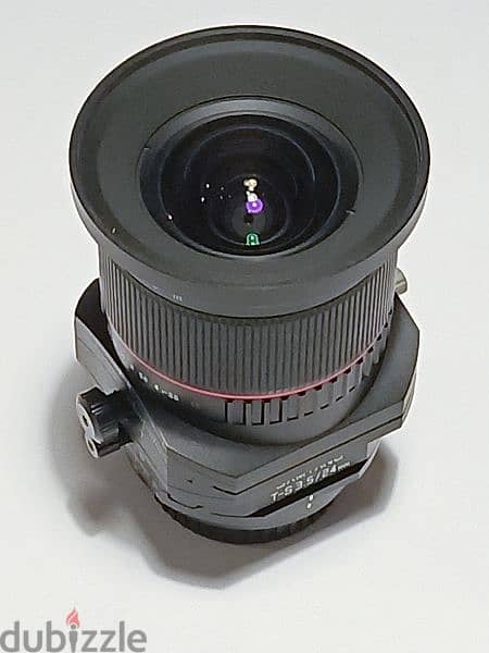 Samyang 24mm f/3.5 Tilt-Shift. Canon mount EOS 1