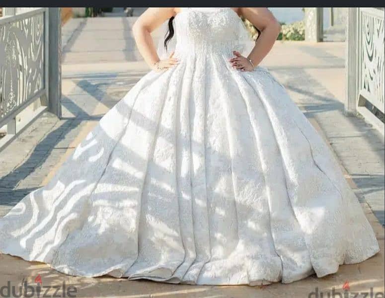 فستان زفاف ابيض للبيع 1