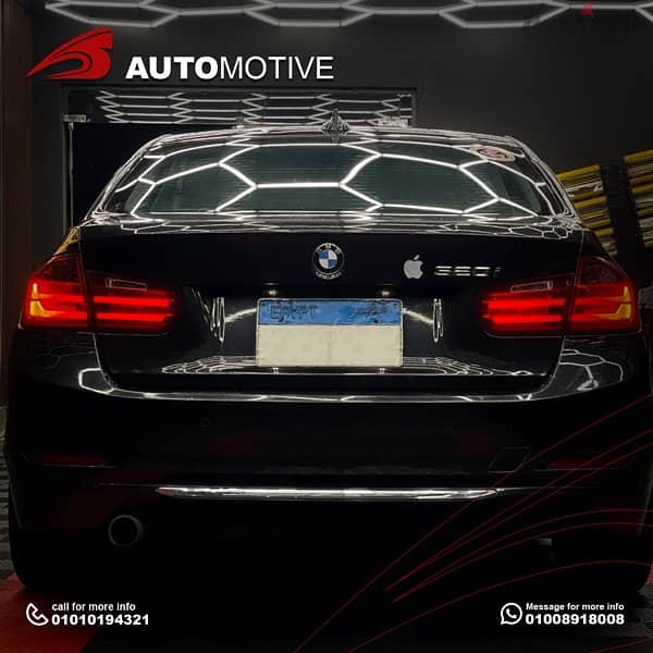 BMW 320i , luxury ,2015 , Black exterior , Beige interior 1