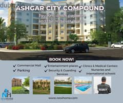 Your unit for sale with a 10% down payment in Ashgar City Compound in Hadayek October