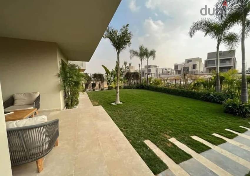 Apartment with garden for sale in Sarai Compound, with installments over 8 years, with a wonderful view 4