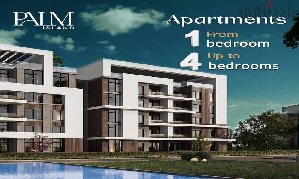 Apartment | 2 Bedrooms | 32k Monthly Installment | Direct on Suez Road | Beside Hassan Allam | Palm Island El Shorouk City | 6