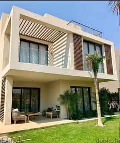 standalone for sale 240 m with garden in installments semi finished 3 bedrooms in taj city 0