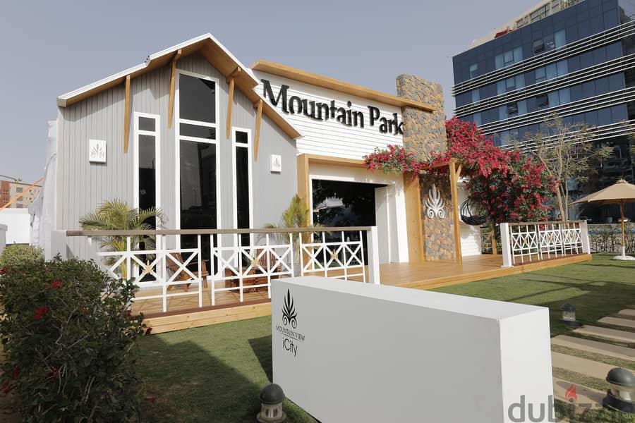 شقة  للبيع 140م مفتوحة على لاجون فى ماونتن فيو المستقبل قسط 8 سنين Mountain view mostakbal 12