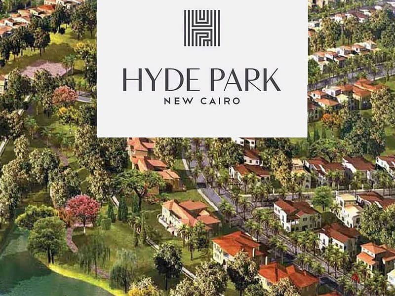 In installments, a 3-room apartment for sale, ground floor with garden, in Hyde Park, New Cairo 9