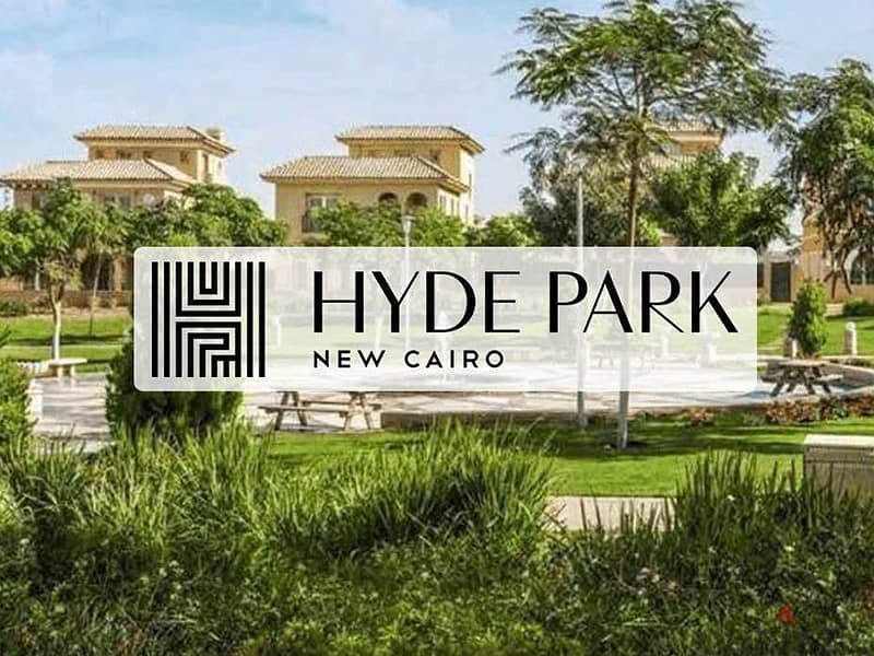 In installments, a 3-room apartment for sale, ground floor with garden, in Hyde Park, New Cairo 10