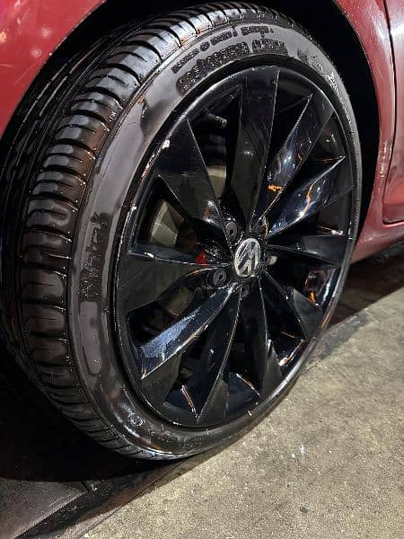 jant scirocco R18 with tyres for sale 3