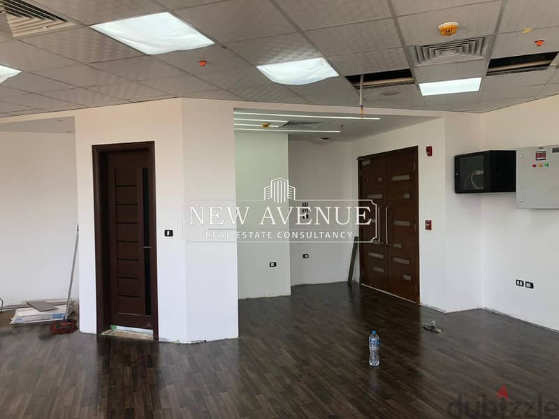 fully finished office 117 sqm for rent at EDNC 3