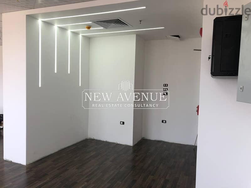 fully finished office 117 sqm for rent at EDNC 5