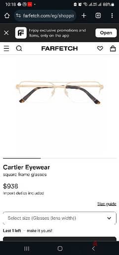 cartier eyeglass