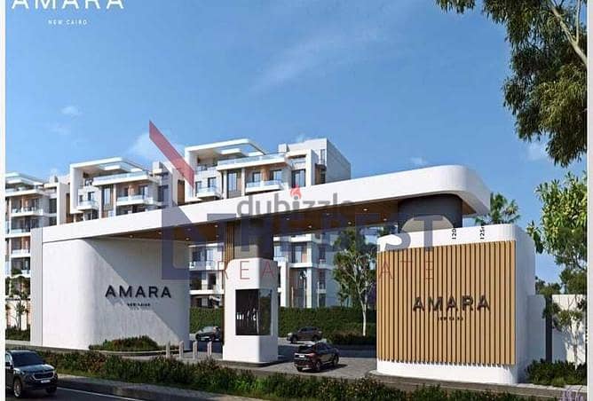 Apartment 155m with garden for sale Fully Finished in Compound Amara 1