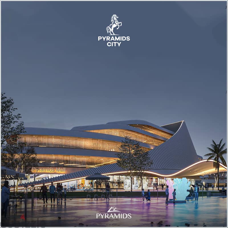 "A commercial unit on the ground floor with a 20% return on investment in the largest commercial mega mall, Pyramids City,in the administrative city 3