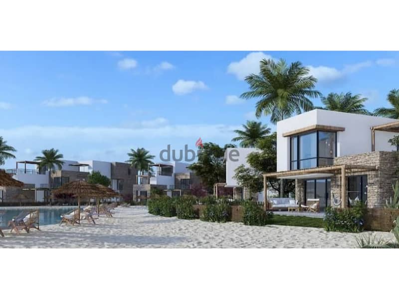 chalet 3-bedroom  =directly on the lagoon in Solari by MISR ITALIA, next to Swan Lake and Mountain View in Ras El Hekma 3