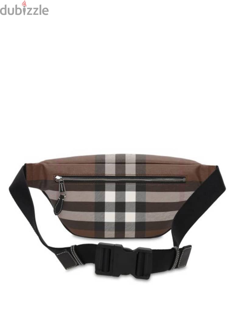 Burberry Men's Cason Check E-canvas Belt Bag 2