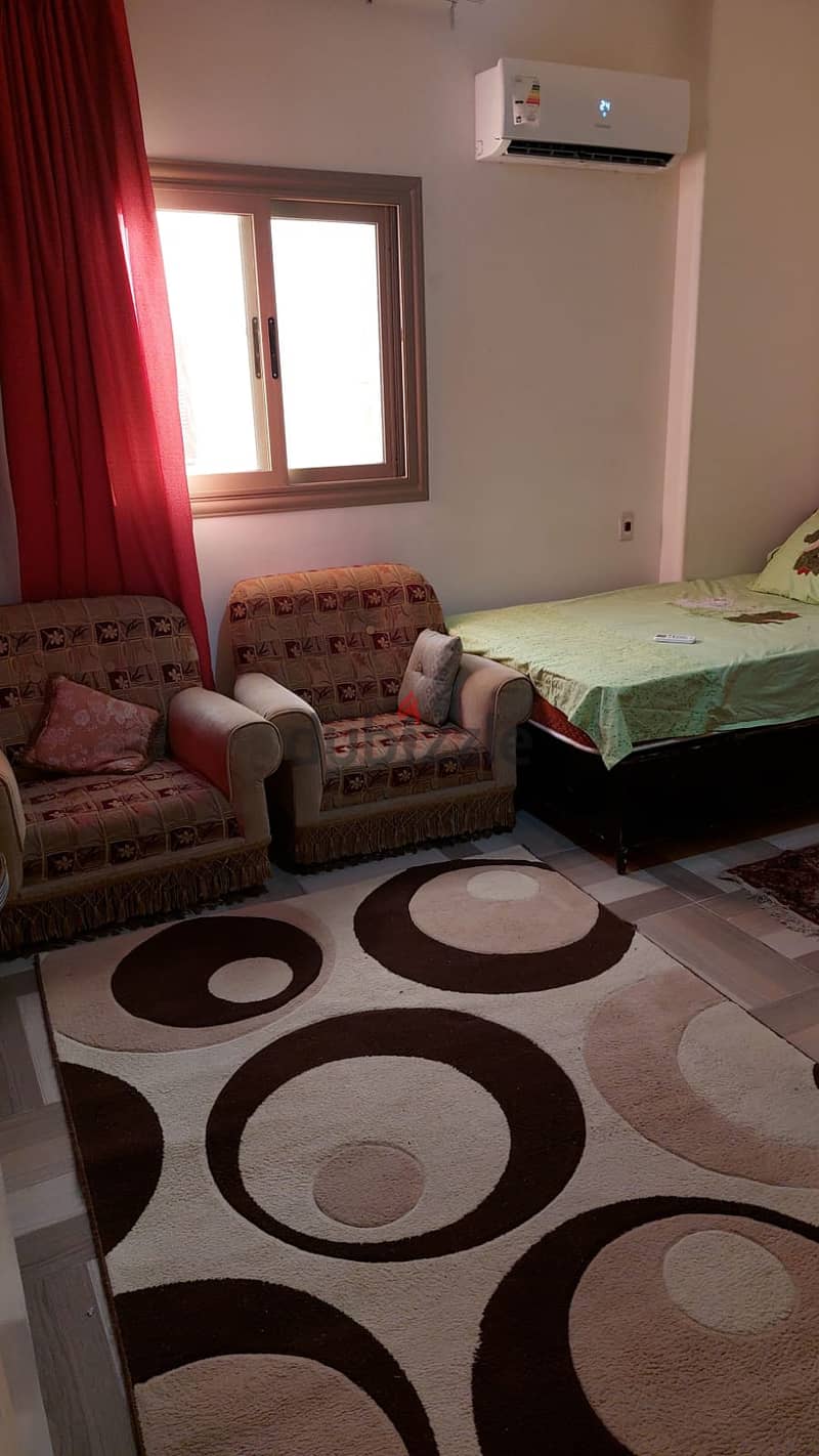 For Rent Furnished Apartment Three Rooms in AL Yassmen 5