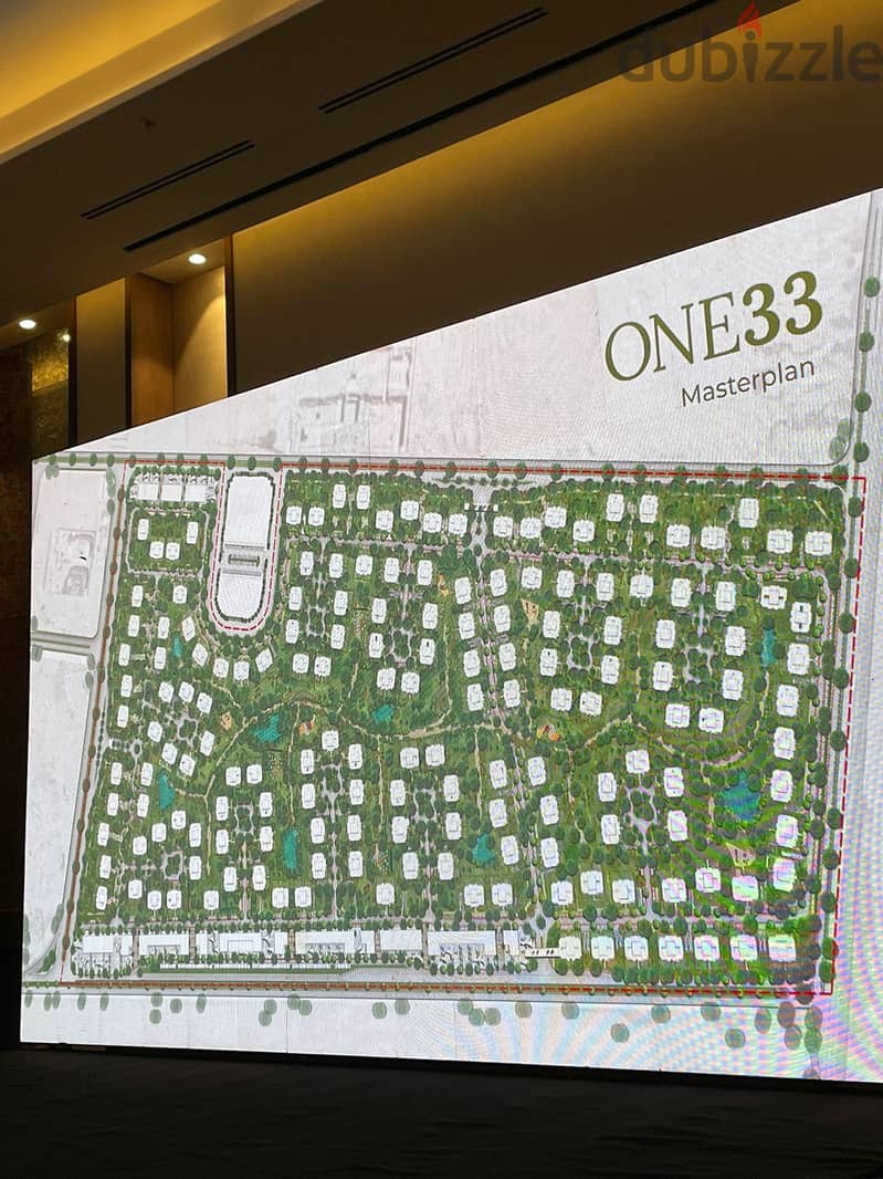 دوبليكس بحديقة خاصة في كمبوند ONE 33 بمقدم 15% احدث مشاريع بدرالدين في 6 اكتوبر التوسعات الشمالية Duplex with Garden 6 october 4