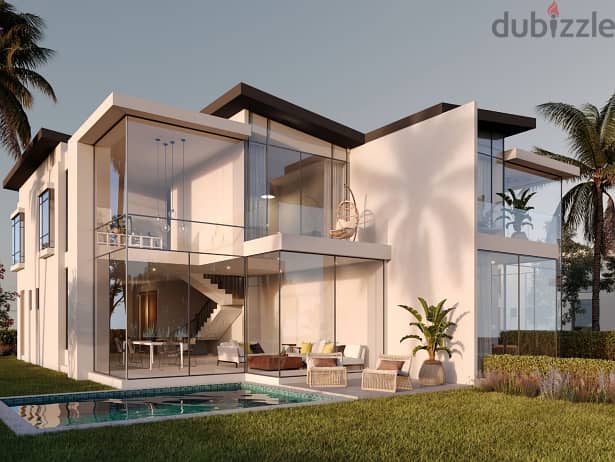 Duplex with garden, first row on the sea, with 5%DP 4