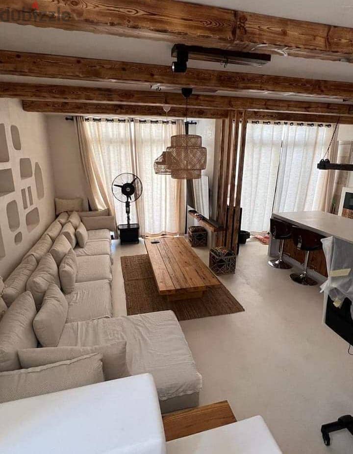 3 bedrooms chalet at Seazen El Qamzi north coast | شاليه 3 غرف متشطب بالتكيفات والمطابخ في الساحل الشمالي قريه سيزن 4