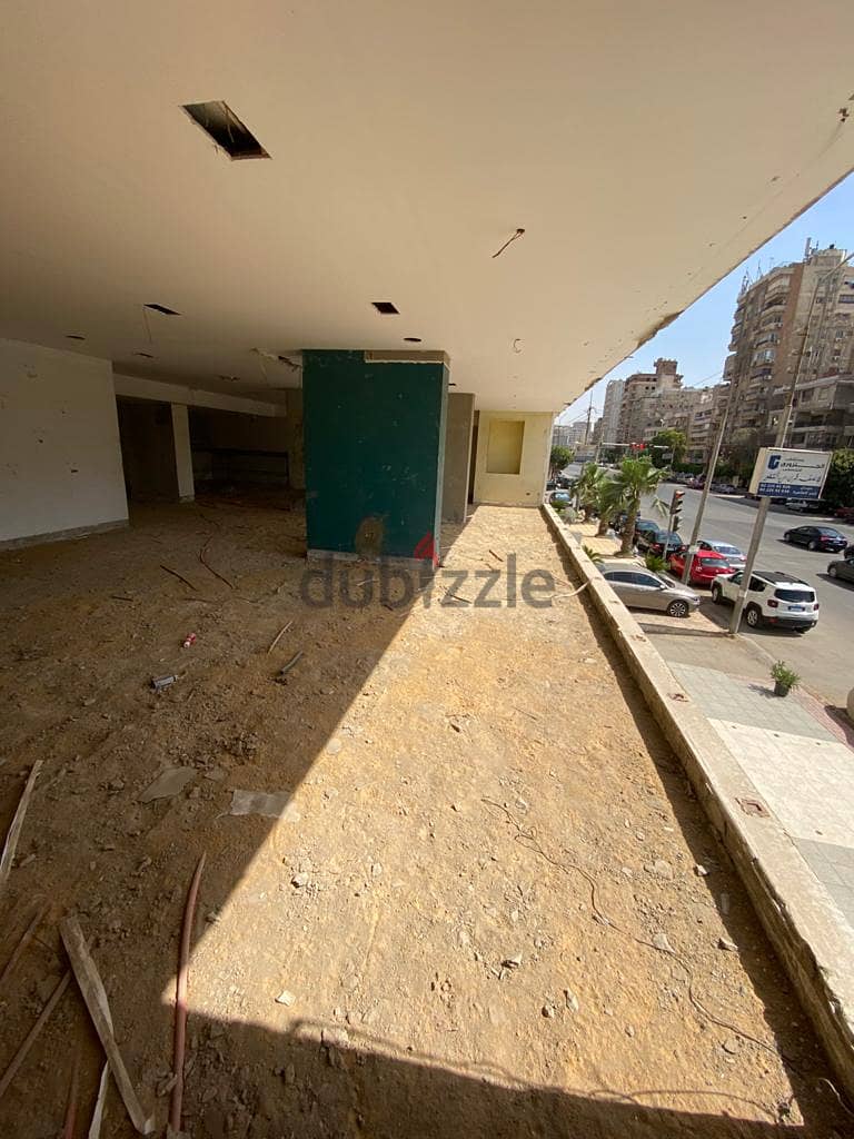 for sale shop two floors 350m +70m back area with commercial license مصر الجديدة  in omer ibn elkhtab street heliopolis 4