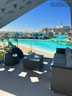 Ground chalet with garden, 3 rooms for sale in Fouka Bay, North , with a sea view  شالية ارضي بجاردن 3 غرف  متشطب للبيع فى فوكا باي الساحل الشمالي 0