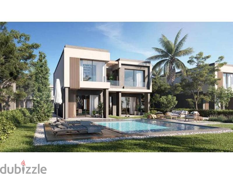 villa with garden for sale in badya palm hills 1
